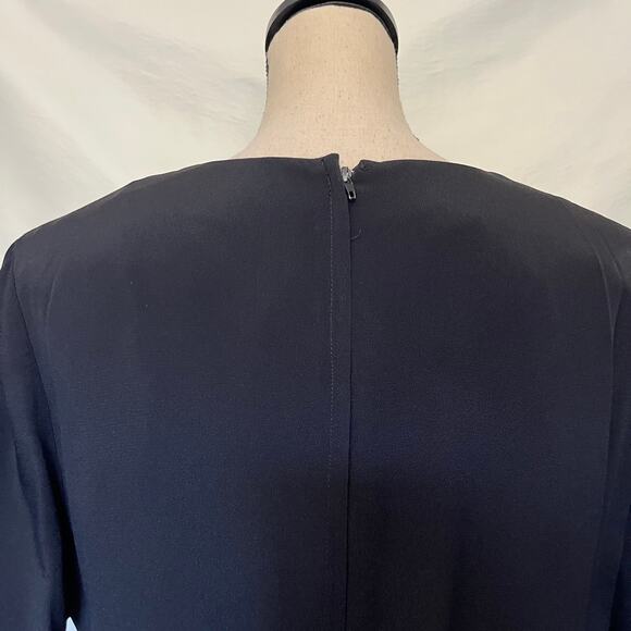 Vintage 80s Talbots Belted Dress Size 12 Preppy Minimalist Quiet Luxury USA - Picture 12 of 13